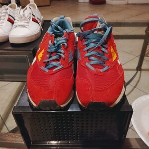 Reebok Red and Blue Athletic Sneakers
